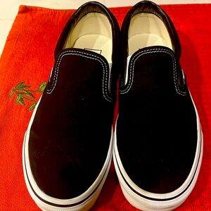 Classic Black Slip-on Shoes